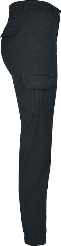 Rock Revival "Ladies High Waist Cargo Pants" Cargo Trousers Black By Urban Classics