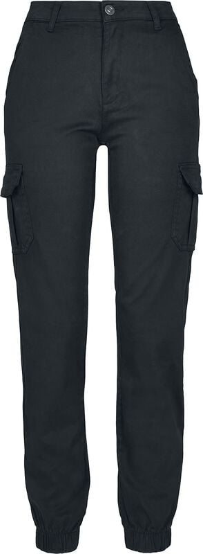 rock revival "Ladies High Waist Cargo Pants" Cargo Trousers black by Urban Classics