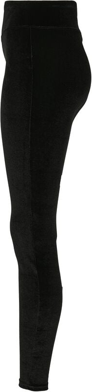 Rock Revival "Ladies High Waist Velvet Leggings" Leggings Black By Urban Classics