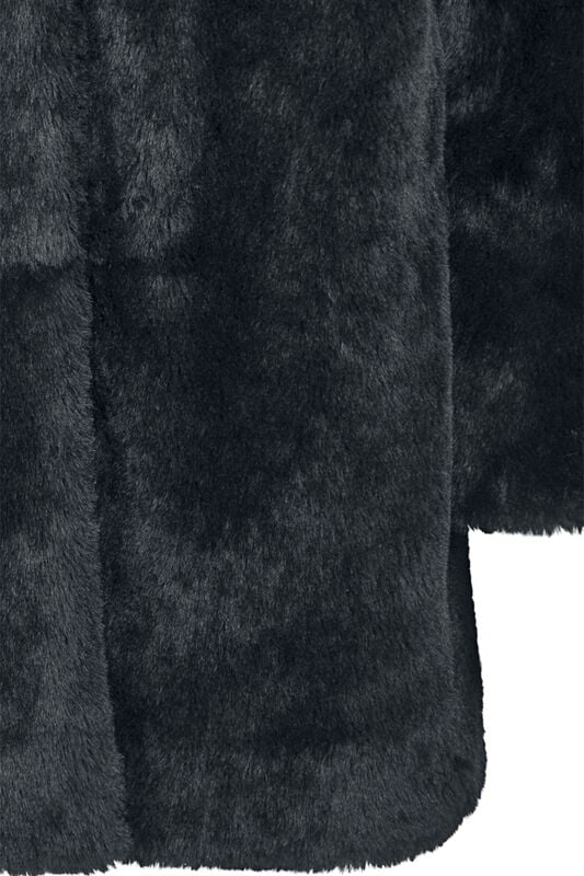 Rock Revival "Ladies Hooded Teddy Coat" Mid-Season Jackets Black By Urban Classics