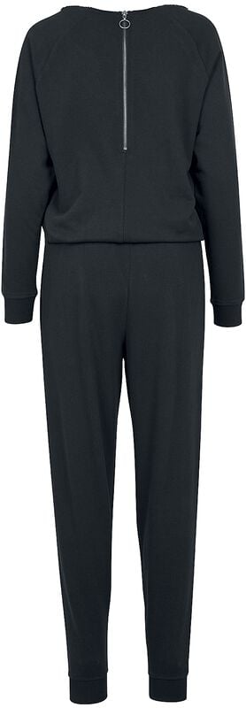 Rock Revival "Ladies Long Sleeve Terry Jumpsuit" Jumpsuit Black By Urban Classics