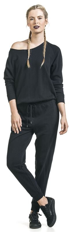 rock revival "Ladies Long Sleeve Terry Jumpsuit" Jumpsuit black by Urban Classics