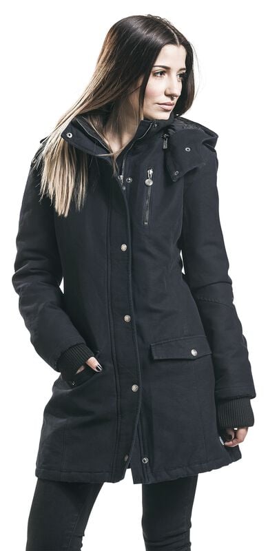 rock revival "Ladies Parka" Winter Jacket black by RED by EMP