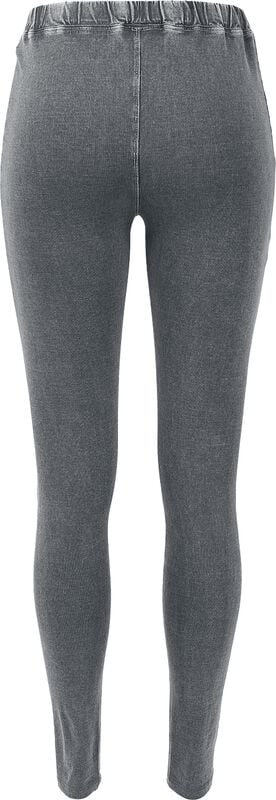 Rock Revival "Ladies Slashed Knee Leggings" Leggings Mottled Grey By Urban Classics