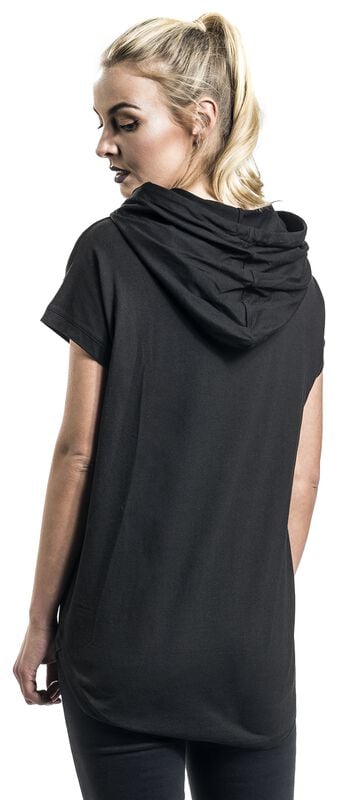 Rock Revival "Ladies Sleeveless Jersey Hoody" T-Shirt Black By Urban Classics
