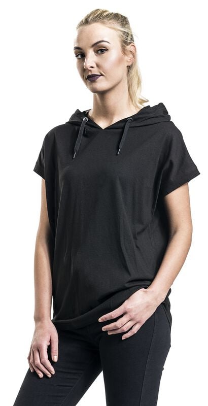 rock revival "Ladies Sleeveless Jersey Hoody" T-Shirt black by Urban Classics