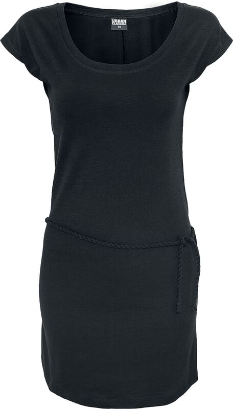 Rock Revival "Ladies Slub Jersey Dress" Mini Dress Black By Urban Classics