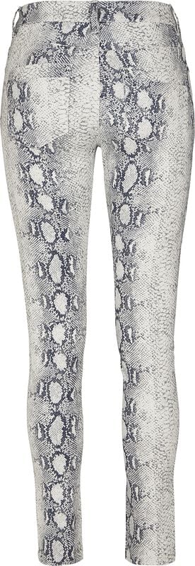 Rock Revival "Ladies Snake Stretch Twill Skinny Pants" Cloth Trousers Old White-grey By Urban Classics