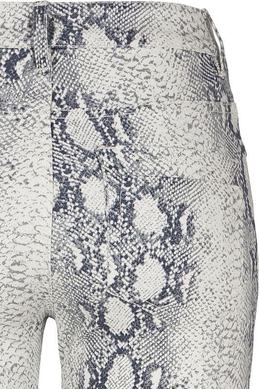 Rock Revival "Ladies Snake Stretch Twill Skinny Pants" Cloth Trousers Old White-grey By Urban Classics