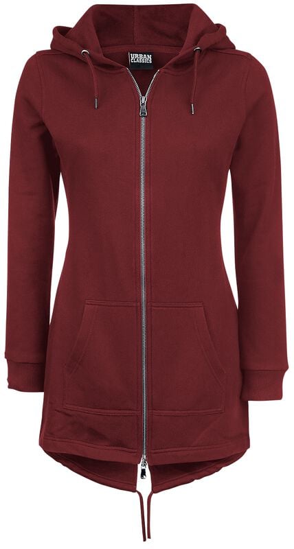 Rock Revival "Ladies Sweat Parka" Hoodie Jacket Burgundy By Urban Classics