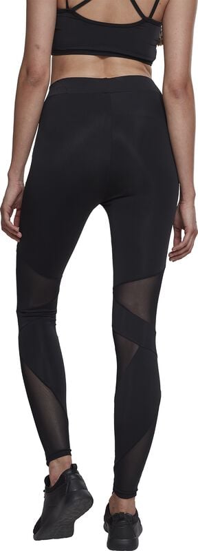 Rock Revival "Ladies Triangel Tech Mesh Leggings" Leggings Black-black By Urban Classics