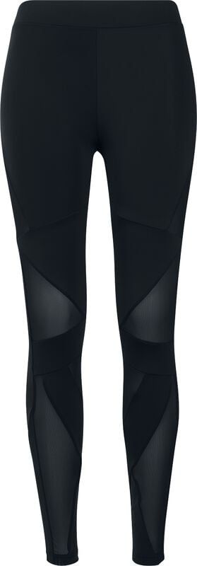 Rock Revival "Ladies Triangel Tech Mesh Leggings" Leggings Black-black By Urban Classics