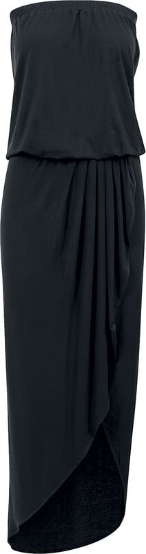 Rock Revival "Ladies Viscose Bandeau Dress" Maxi Dress Black By Urban Classics