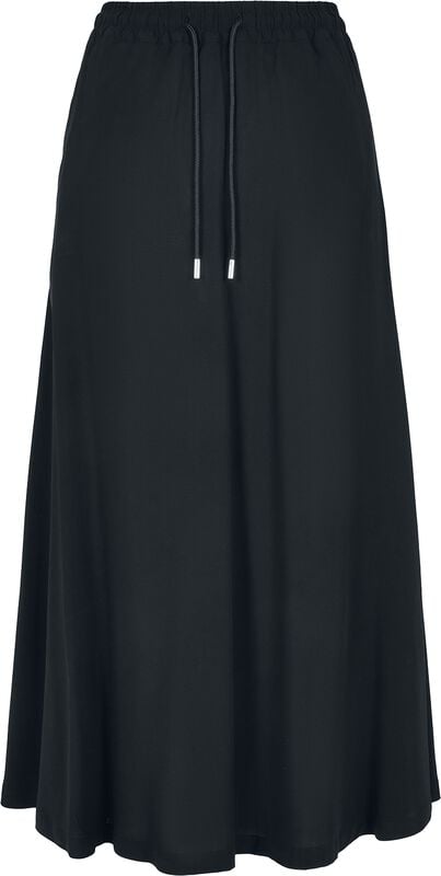 Rock Revival "Ladies' Viscose Midi Skirt" Maxi Skirt Black By Urban Classics