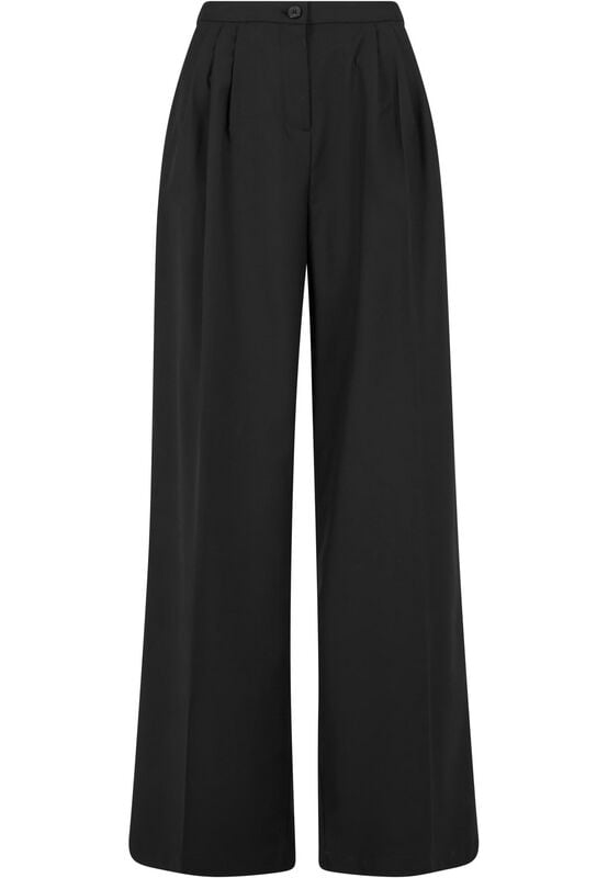 rock revival "Ladies' Wide Leg Trousers" Cloth Trousers black by Urban Classics