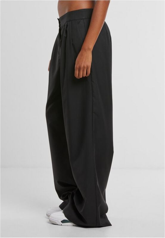 rock revival "Ladies' Wide Leg Trousers" Cloth Trousers black by Urban Classics