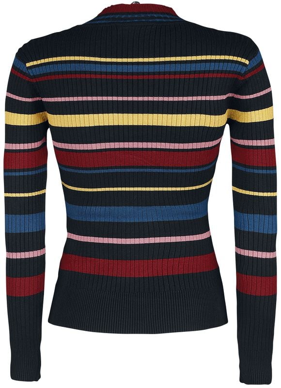 Rock Revival "Leah Turtle Neck Sweater" Knit Jumper Multicolour By Voodoo Vixen