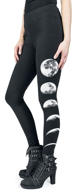 rock revival "Leggings with Moon" Leggings black by Gothicana by EMP rock revival "Leggings with Moon" Leggings black by Gothicana by EMP