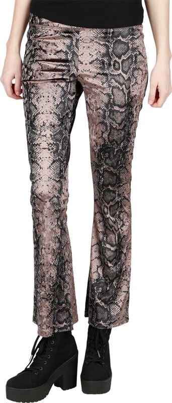 Rock Revival "Leggings With Snakeskin Pattern" Leggings Black-brown By Rock Rebel By EMP