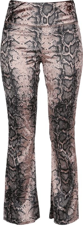 Rock Revival "Leggings With Snakeskin Pattern" Leggings Black-brown By Rock Rebel By EMP