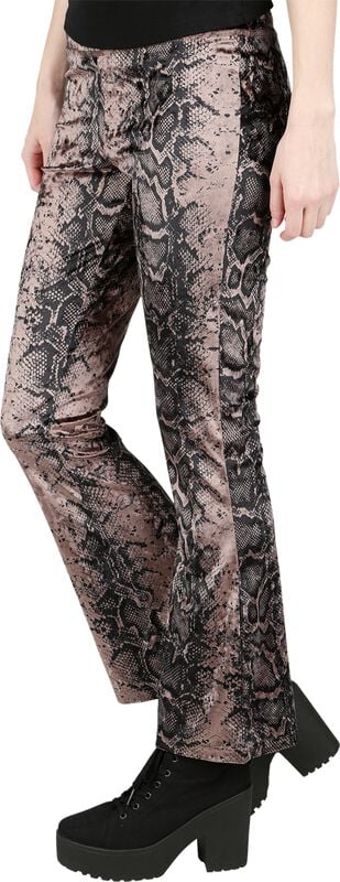 rock revival "Leggings with snakeskin pattern" Leggings black-brown by Rock Rebel by EMP