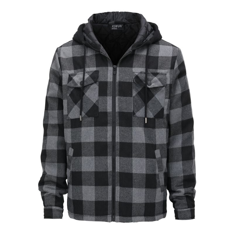 rock revival "Lenny" Fleece Jacket grey-black by Forplay