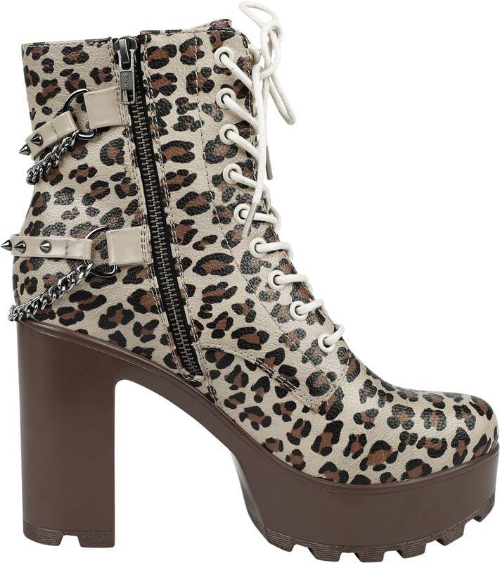 Rock Revival "Leopard Print High Heel Boots" High Heel Leopard By Rock Rebel By EMP