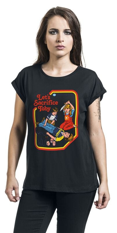 Rock Revival "Let's Sacrifice Toby" T-Shirt Black By Steven Rhodes