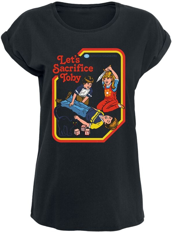 rock revival "Let's Sacrifice Toby" T-Shirt black by Steven Rhodes
