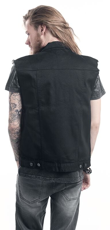 Rock Revival "Life Of An Easy Rider" Vest Black By Black Premium By EMP