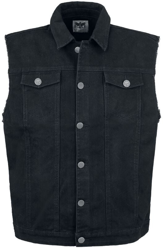 Rock Revival "Life Of An Easy Rider" Vest Black By Black Premium By EMP