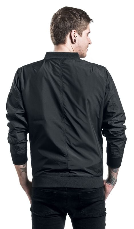 Rock Revival "Light Bomber Jacket" Bomber Jacket Black By Urban Classics