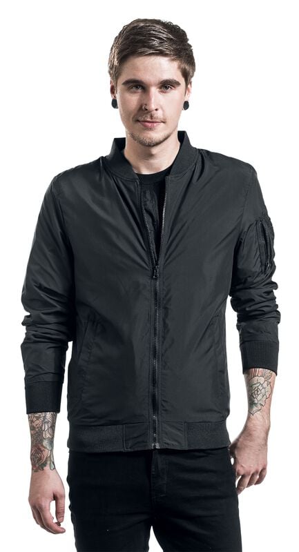 rock revival "Light Bomber Jacket" Bomber Jacket black by Urban Classics