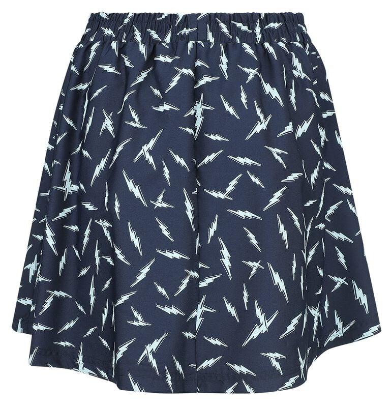 Rock Revival "Lightning Skirt" Mini Skirt Blue By EMP Stage Collection