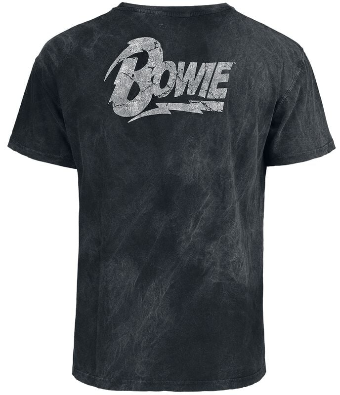 Rock Revival "Lightning" T-Shirt Black By David Bowie