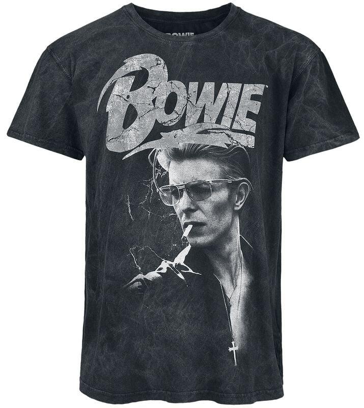 rock revival "Lightning" T-Shirt black by David Bowie