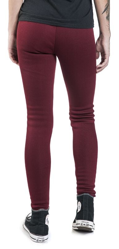 Rock Revival "Lined Winter Leggings" Leggings Red By Ocultica