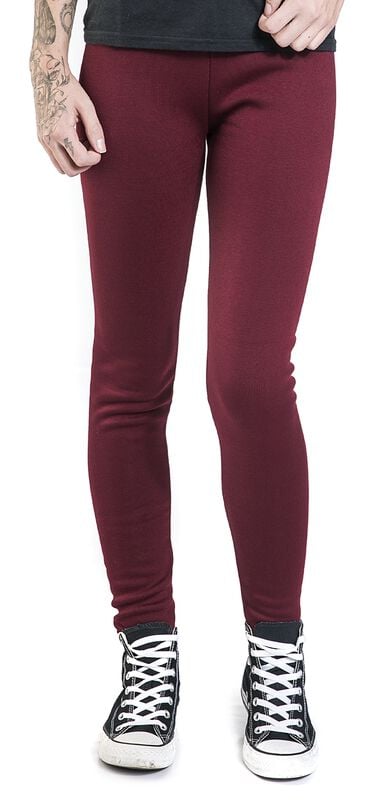 Rock Revival "Lined Winter Leggings" Leggings Red By Ocultica