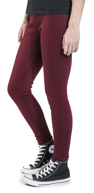 rock revival "Lined Winter Leggings" Leggings red by Ocultica