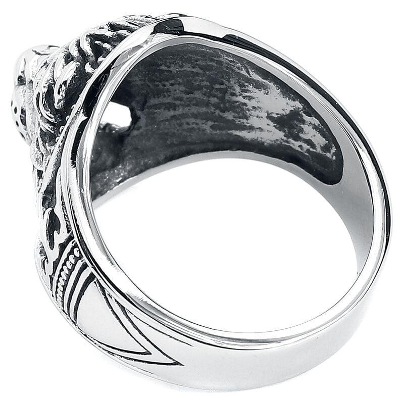 Rock Revival "Lion" Ring Silver-coloured By EtNox Hard And Heavy