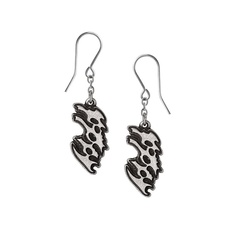 rock revival "Logo" Earrings silver-coloured by Poppy
