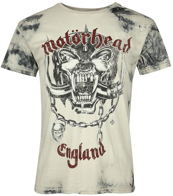 rock revival "Logo England" T-Shirt grey by Motörhead