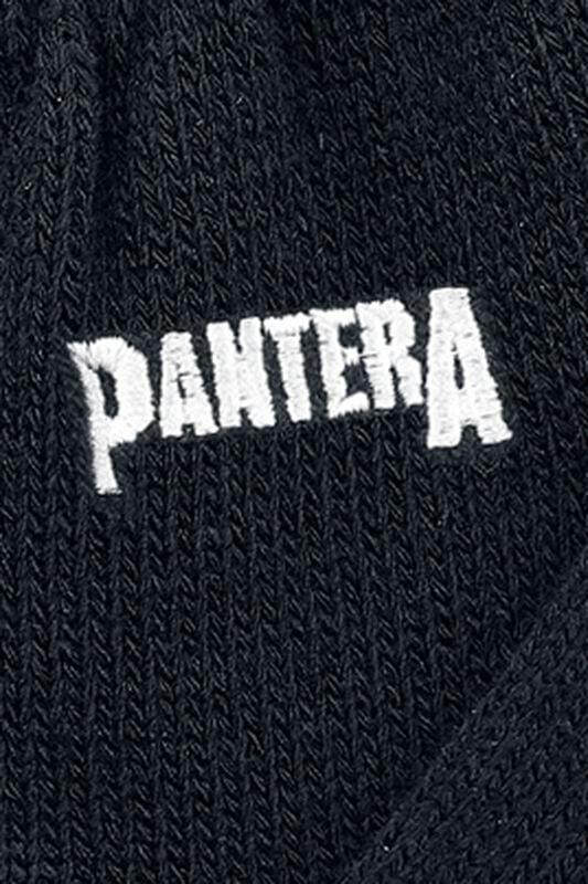 Rock Revival "Logo" Fingerless Gloves Black By Pantera