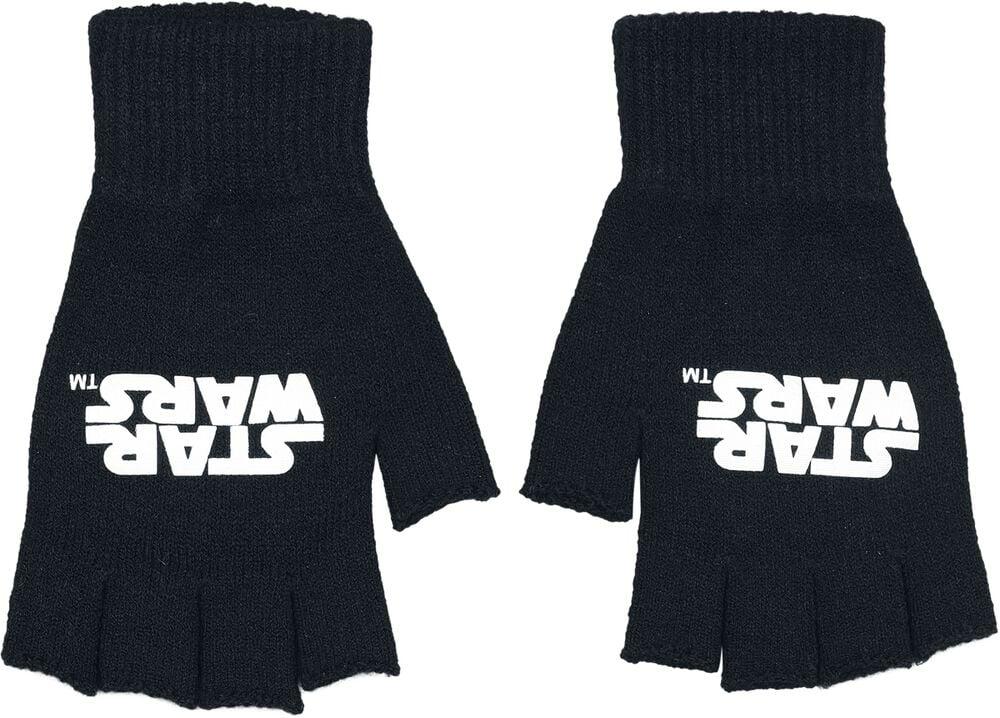 Rock Revival "Logo" Fingerless Gloves Black By Star Wars