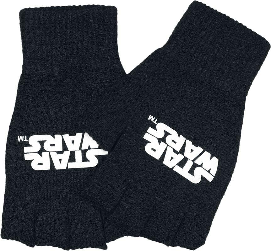 rock revival "Logo" Fingerless gloves black by Star Wars