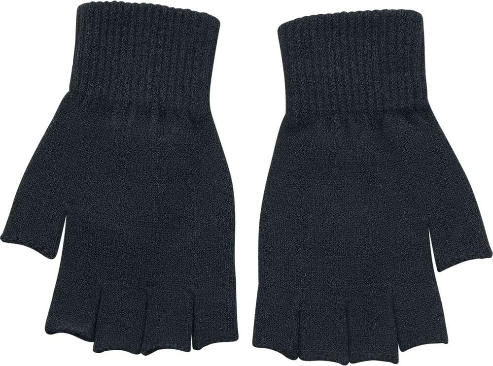 Rock Revival "Logo - Fingerless Gloves" Fingerless Gloves Black By Supernatural