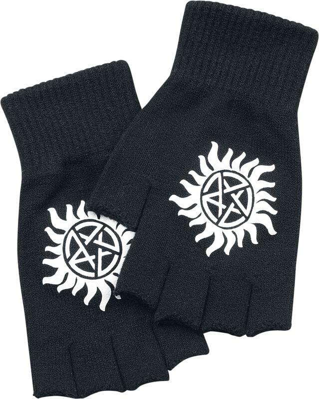rock revival "Logo - Fingerless Gloves" Fingerless gloves black by Supernatural