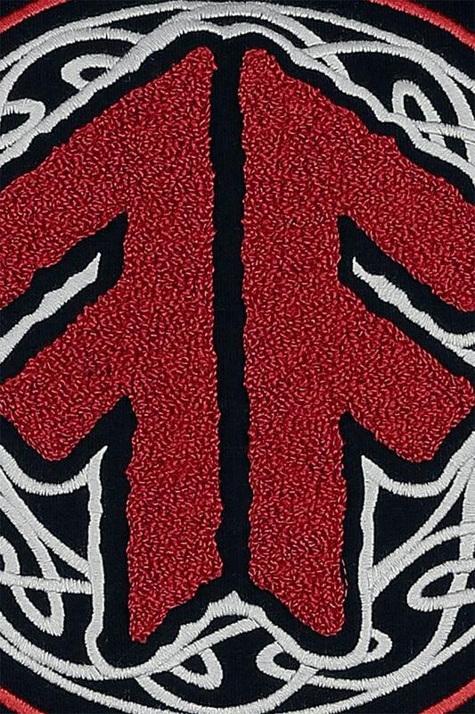 Rock Revival "Logo" Hoodie Black-burgundy By Amon Amarth