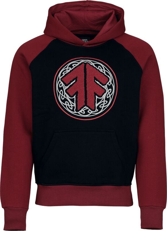 rock revival "Logo" Hoodie black-burgundy by Amon Amarth