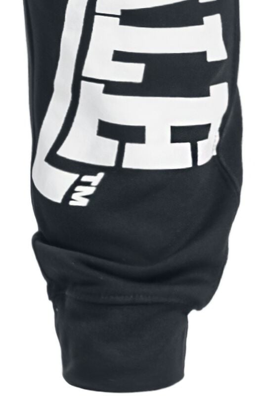 Rock Revival "Logo Large" Tracksuit Trousers Black By Lonsdale London